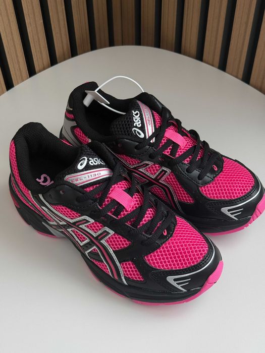 ‼️НОВІ Кросівки Asics Gel-1130 Pink Black Silver