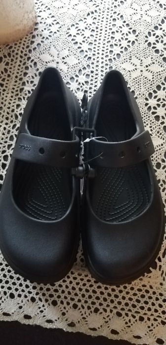 CROCS  W8 buty Stomp Mary Jane + torebka