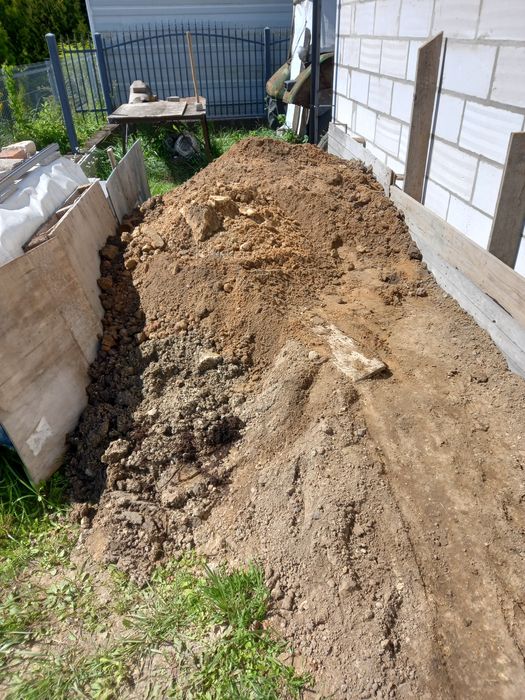 Oddam ziemię z wykopu za darmo