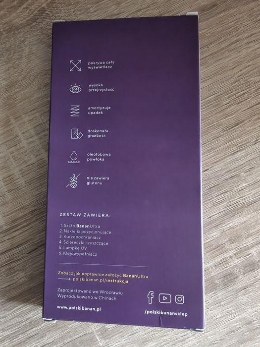 Szkło hartowane UV BananUltra na cały ekran do Samsung Galaxy Note 9