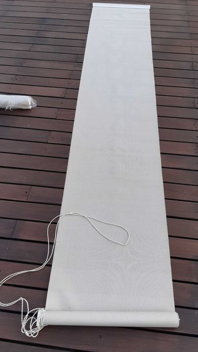 Estores de pregas e de rolo