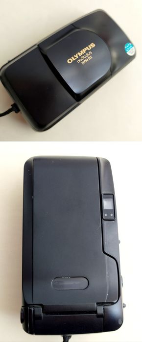 OLYMPUS Stylus Zoom Dlx Black плёночный Япония фотоаппарат фотокамера
