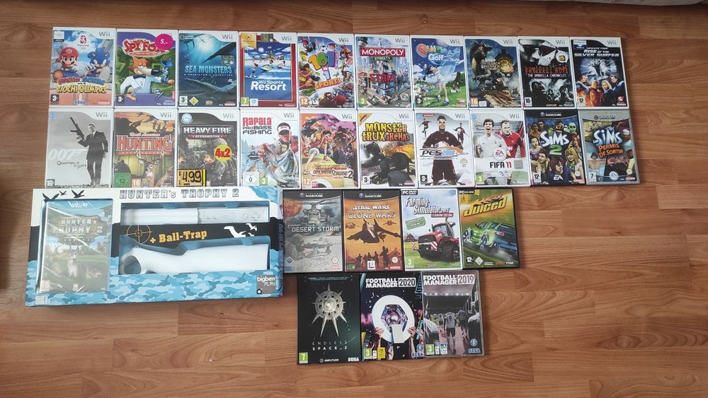 Jogos Wii-U e Wii, PC e GameCube