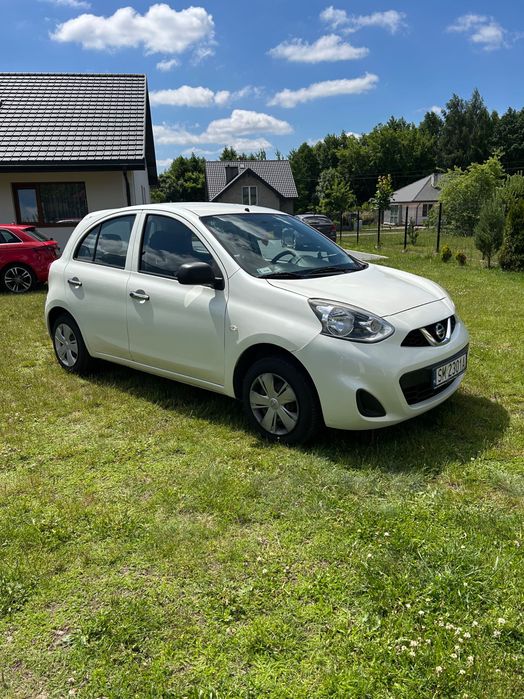 Nissan Micra perła biala