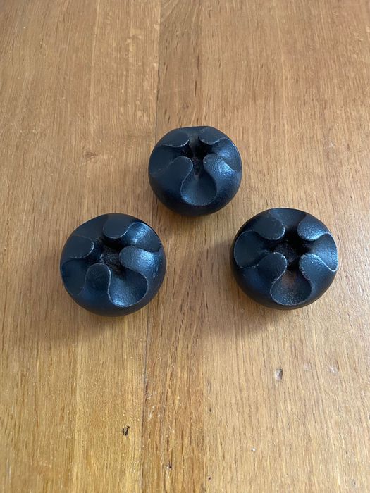 Conjunto raro de 3 castiçais vintage escandinavos design industrial