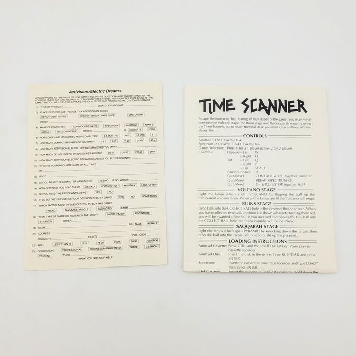 Time Scanner Commodore 64 (C64)