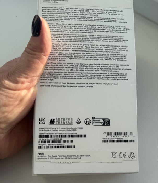 IPhone 14 Pro Max 512 GB фіолетовий