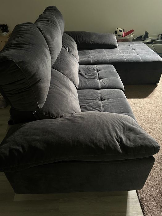 Sofa 3 lugares com chaise longue