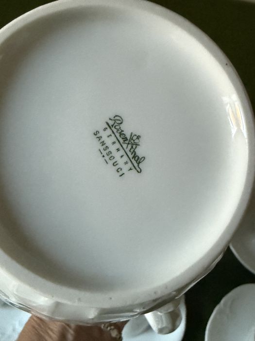 Sanssouci Rosenthal  serwis kawowy na 7 osób