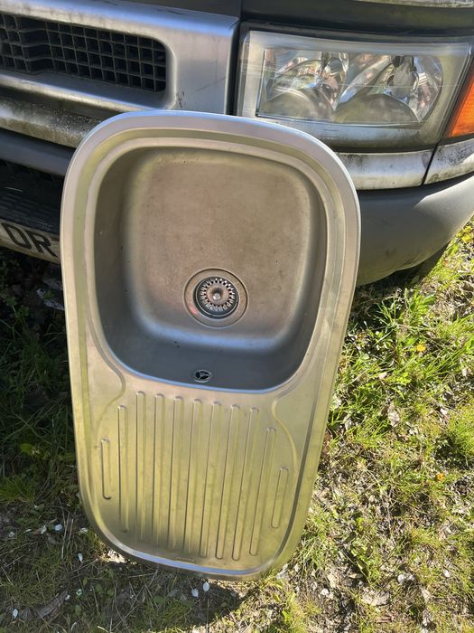 Zlewozmywak aluminiowy