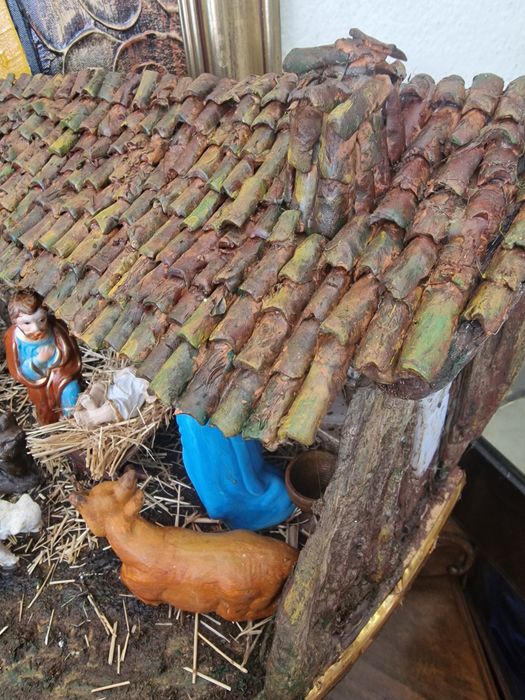 Presepio artesanal cabana