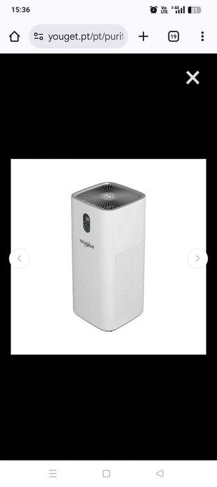 Purificador ar casa