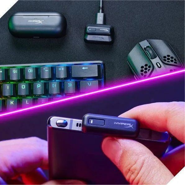 słuchawki bezprzewodowe hyperx cloud mix buds true wireless czarne