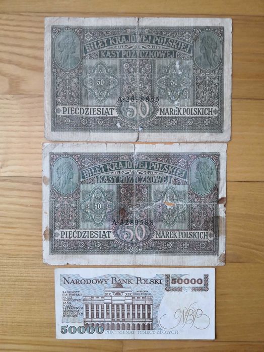 Polska zestaw banknotów mix