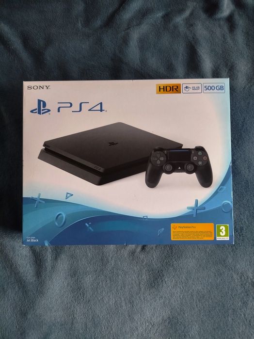 PlayStation 4 Slim Dwa pady + gra