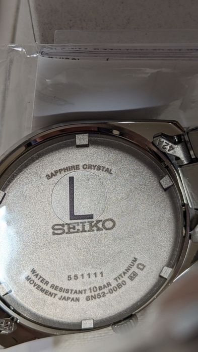 Годинник SEIKO SUR375  CS Dress Titanium