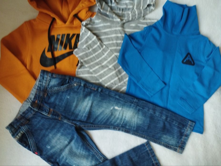 Пакет речй на 3-4 роки (худі, джинси, гольф, реглан)