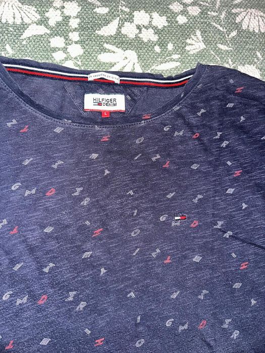 T-shirt azul marinho Tommy Hilfiger XXL