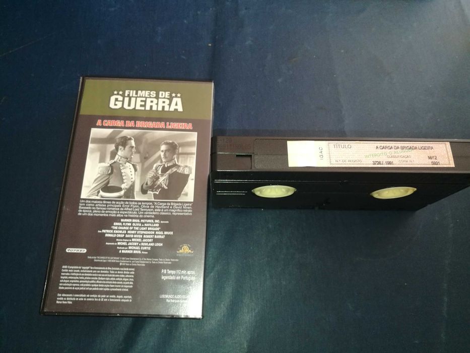 A CARGA DA BRIGADA LIGEIRA-Filmes de Guerra VHS (legendagem Português)