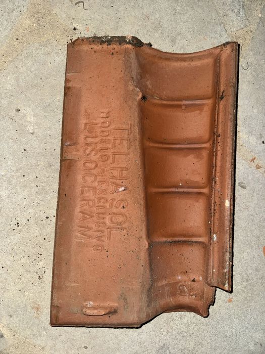 Telhas usadas telha sol modelo exclusivo lusoceram