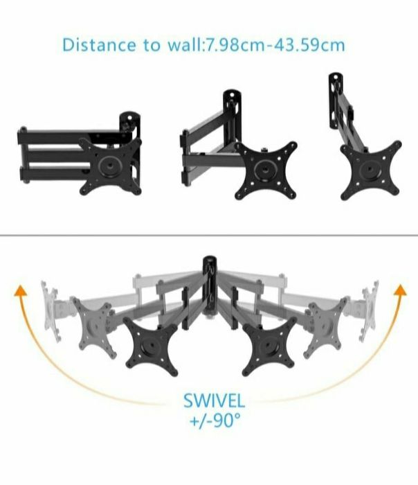 Uchwyt do telewizorów monitorów 10-32" Perlegear