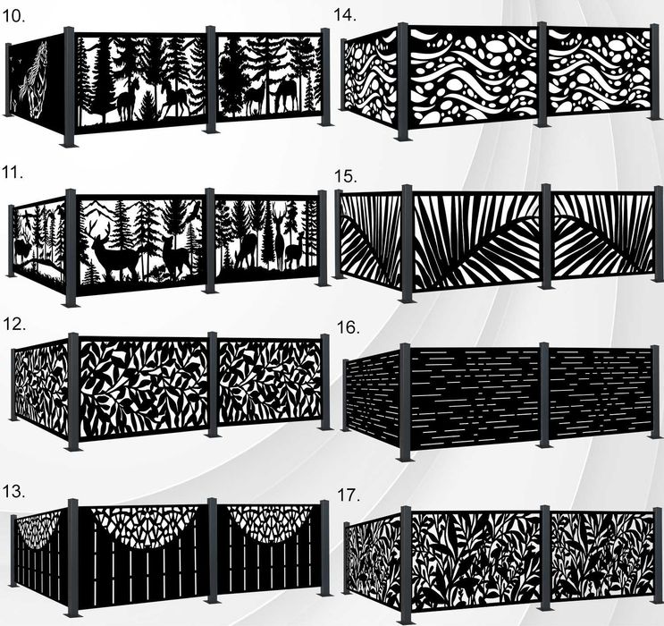 Balustrady balkonowe- wypełnienia balustrad metalowe-barierki balkon U