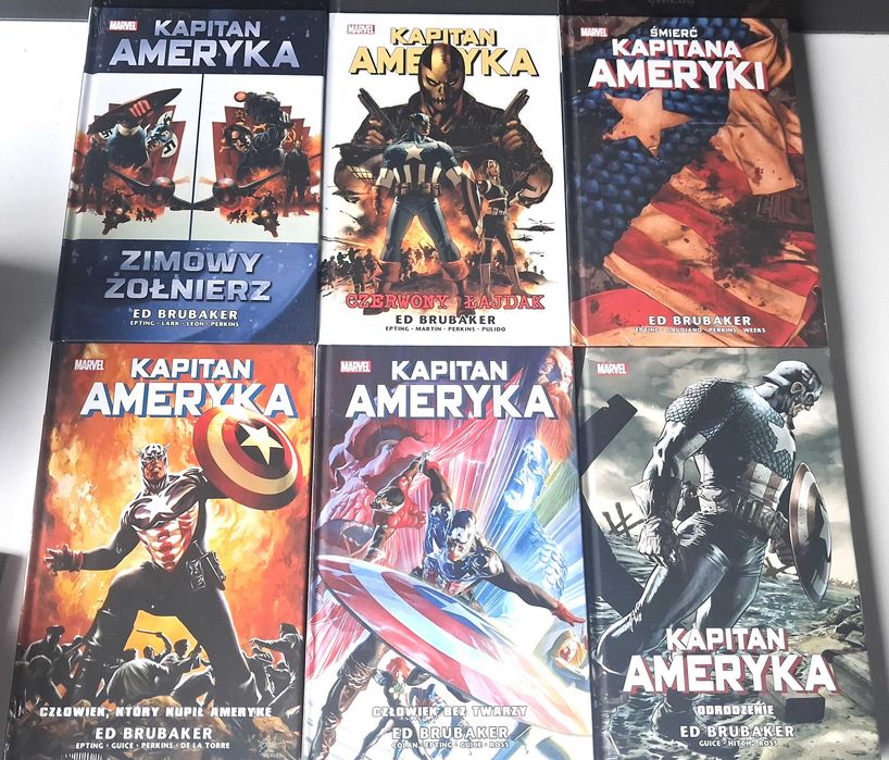 Kapitan Ameryka Tom 1-6 Nowy/Folia