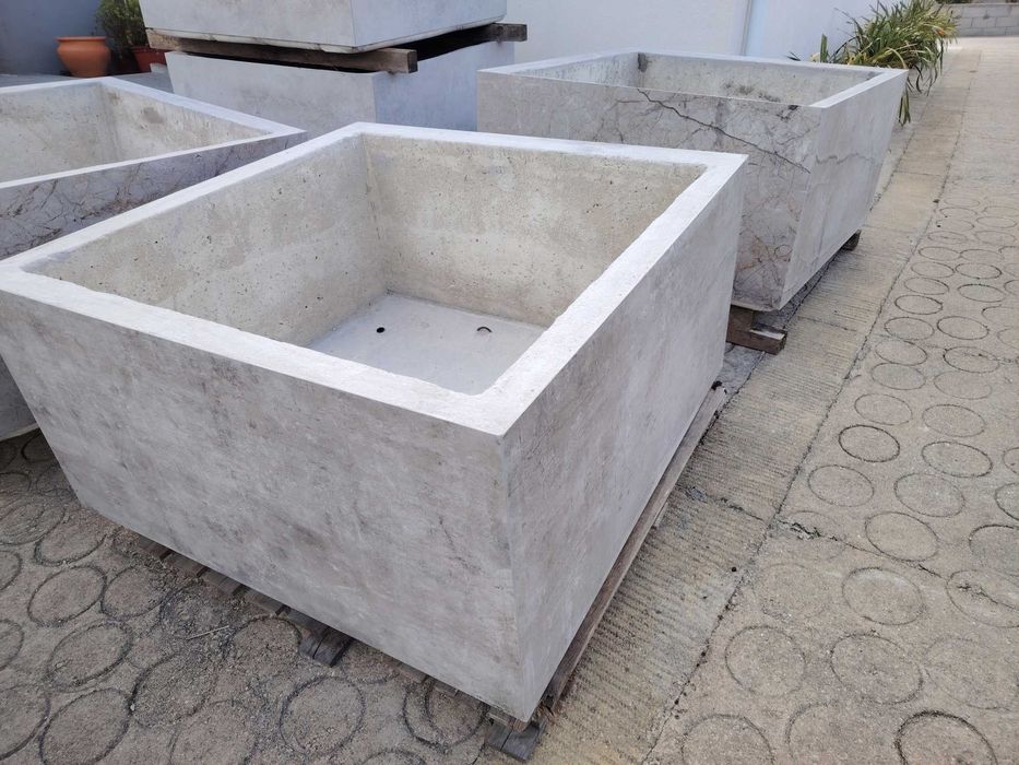 Vasos em betão 1.2 x 1. 2m