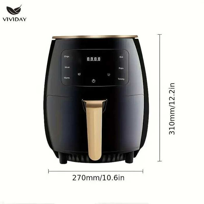 NOVO - AirFryer para Cozinha 4,5L 1400w