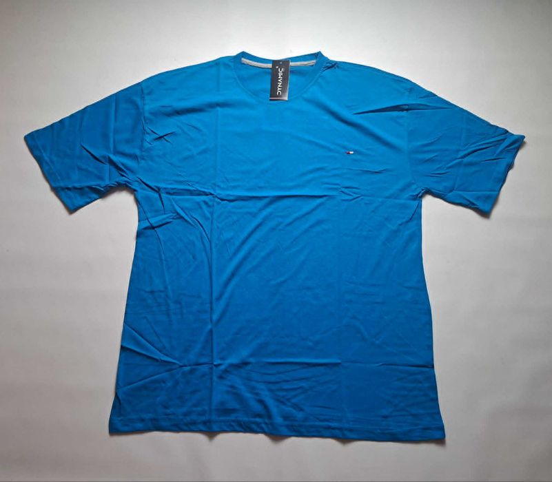 Koszulka męska t-shirt męski turecki bawełna Dynamic 8XL obwód 138 cm