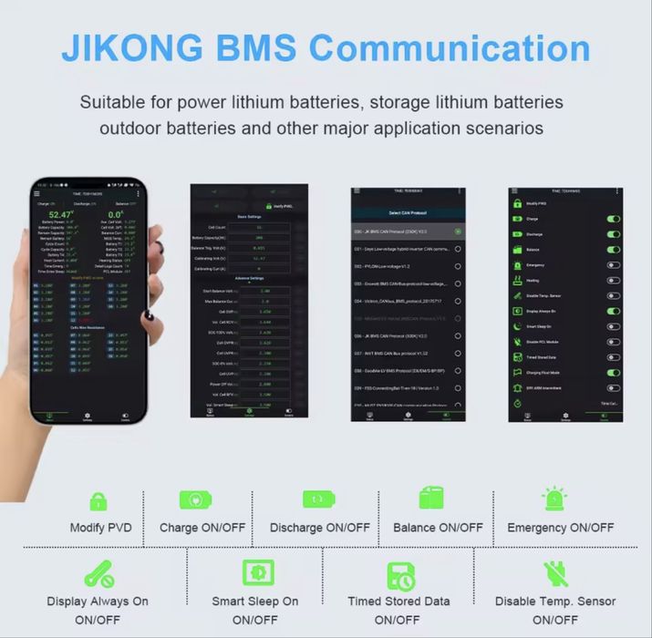 BMS-плата Jikong модель B1A8S10P