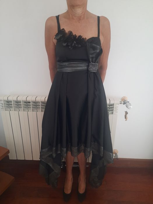 Vestido de cerimonia em cetim