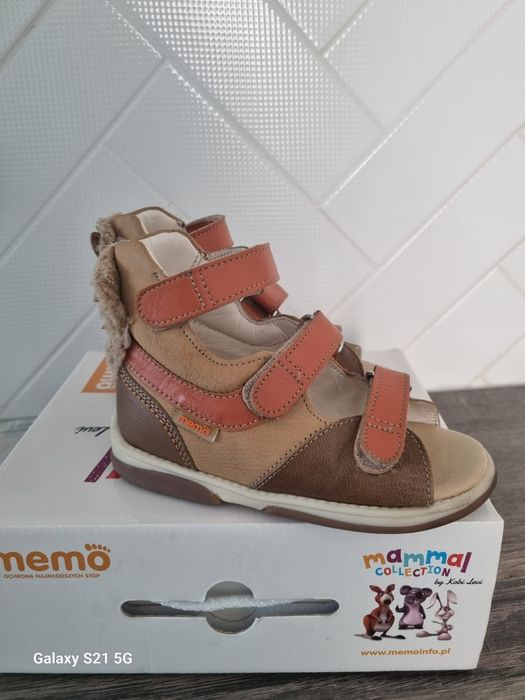 J. Nowe buty buciki sandały ortopedyczne memo r.25