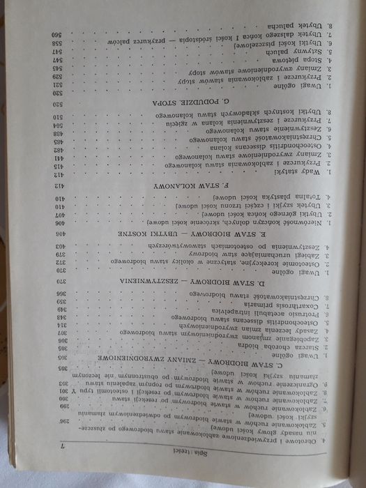 Chirurgia ortopedyczna stare książki medyczne 1966