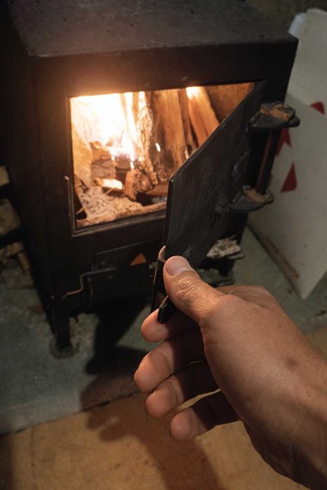 Бліндажна піч буржуйка пічка печь с турбиной окопная печка буржуйка