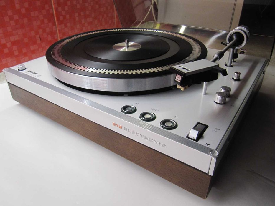 PHILIPS 212 Electronic HI-FI - ЛЕГЕНДАРНИЙ Програвач Вінілу *Оригінал