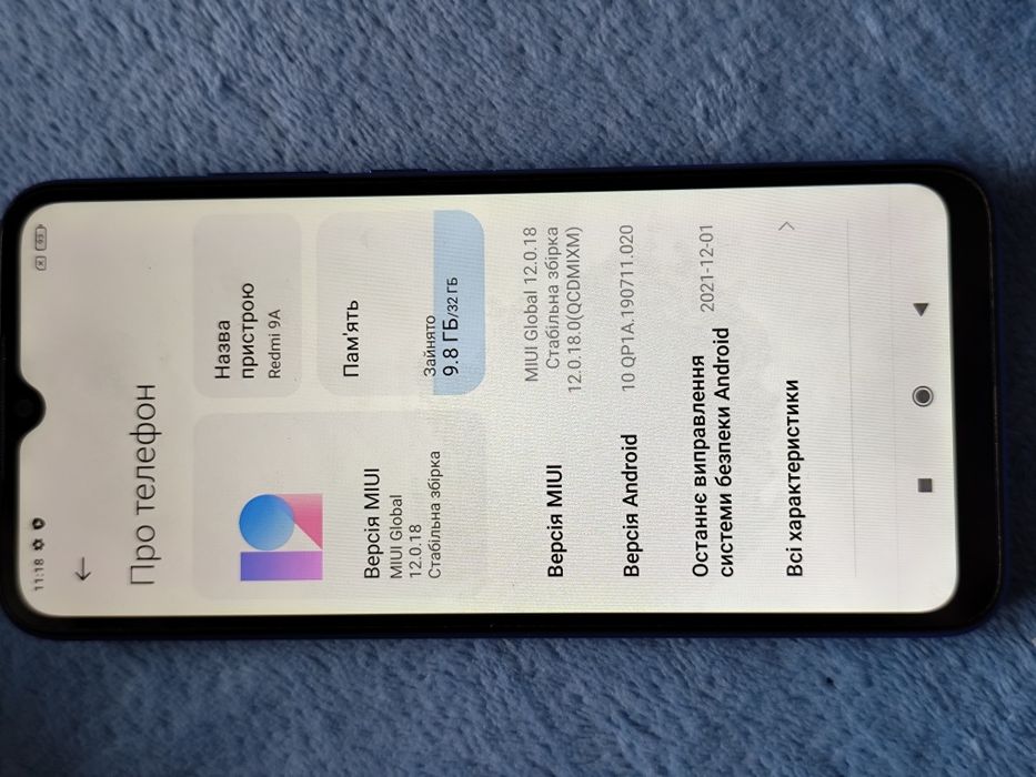 Xiaomi Redmi note 9a