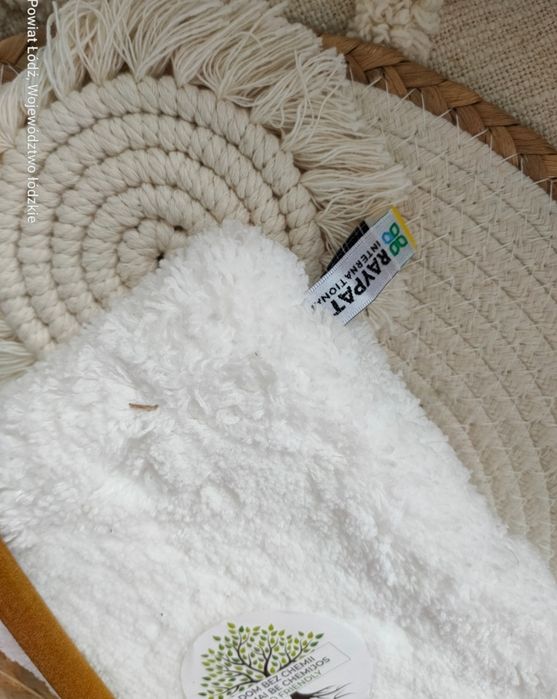 Rękawica biała Nova z żółtą metką M Raypath