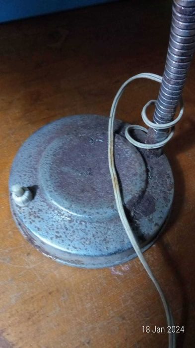 Candeeiro de secretária industrial vintage