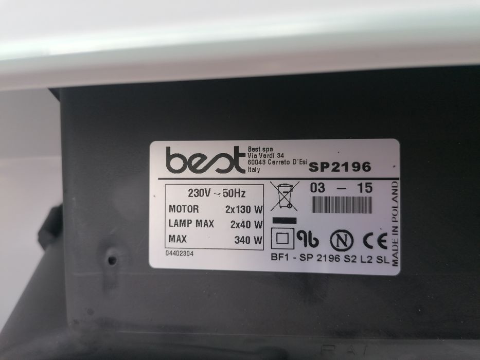 Exaustor marca Best, NOVO