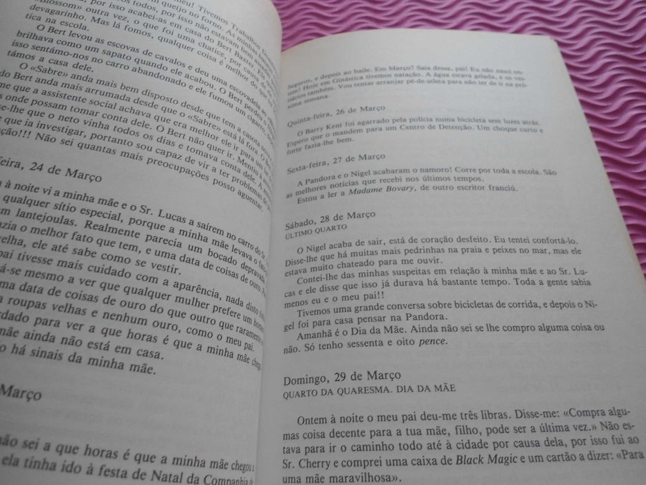 O Diário Secreto de Adrian Mole aos 13 anos e 3/4 de Sue Townsend