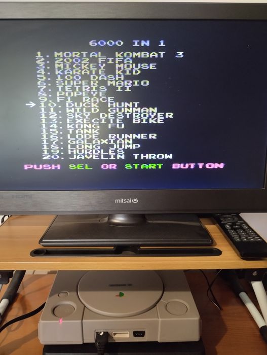 Consola antiga TV games