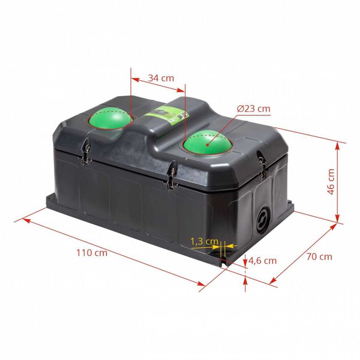 Poidło niezamarzające Kerbl – mrozoodporne aż do - 30°C ! 40 / 100 L