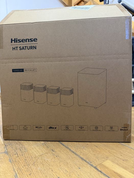 Kino domowe HISENSE HT Saturn Czarny 4.1.2-kanałowy