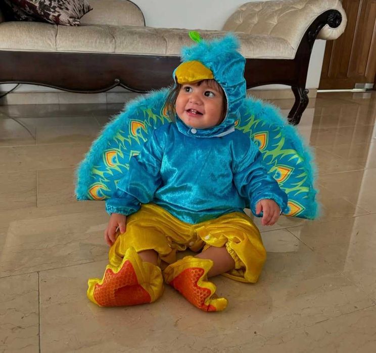 Карнавальний костюм павліна 80