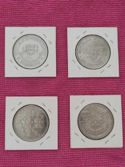 Portugal - 100 escudos - II Serie - SET 4 Moedas 1989