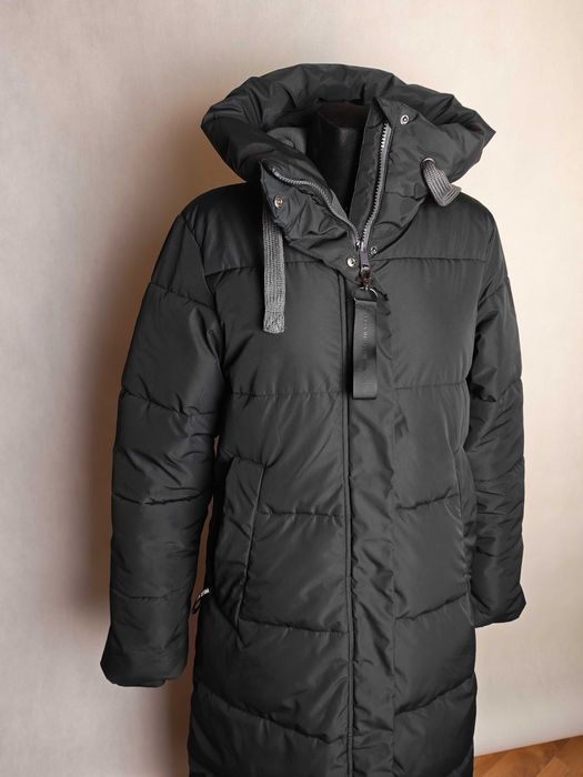 Felix Bühler długi płaszcz jeździecki z kapturem pikowana Anne XS