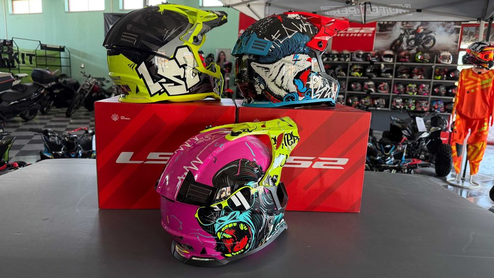 Capacete Cross MX437 LS2 Criança
