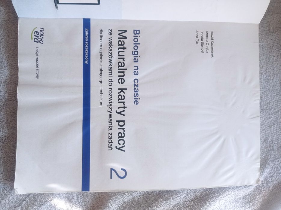 Biologia na czasie 2  Maturalne Karty Pracy