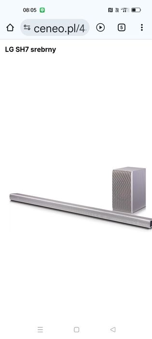 Soundbar LG sh7 srebrny